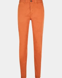 Homme Scotch & Soda Pantalon chino Slim Fit Stuart Garment Dyed orange