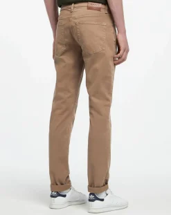 Homme Gant Pantalon Chino Slim Fit Wash beige