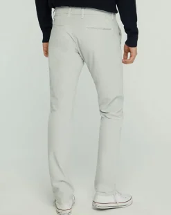 Outlet North Sails Pantalon chino slim Popplin Stretch gris clair