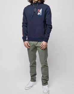 Best North Sails Pantalon chino slim Popplin Elastic kaki