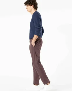 Homme Dockers Pantalon chino Smart Supreme Flex Taper marron