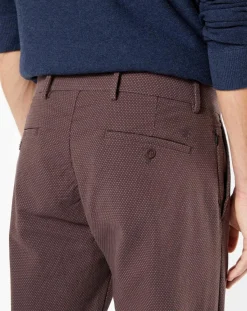Homme Dockers Pantalon chino Smart Supreme Flex Taper marron