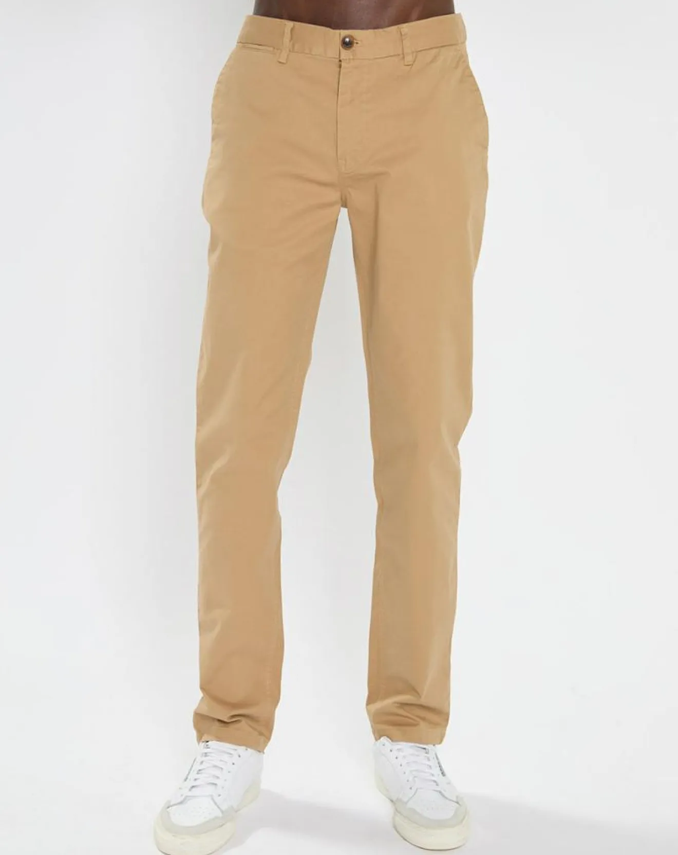 Discount Scotch & Soda Pantalon Chino Stuart Uni Stretch beige