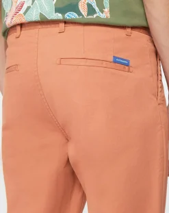 Homme Scotch & Soda Pantalon Chino Super Slim Fit en Coton Bio mélangé Stretch brique