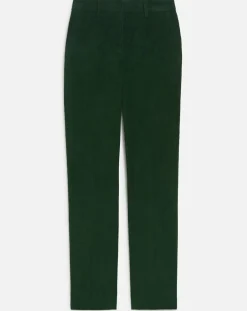 Femme Caroll Pantalon cigarette Psidika sapin