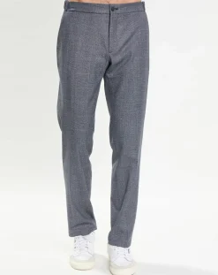 Homme Hackett London Pantalon City imprimé Prince de Galles bleu