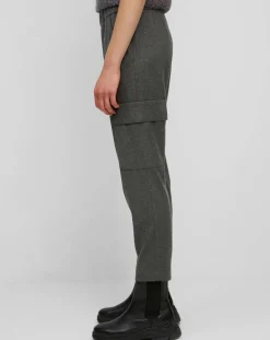 Online Marc O'Polo Pantalon confortable Traveler gris foncé