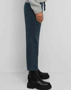 Hot Marc O'Polo Pantalon de Jogging en Velours de côtelé bleu marine