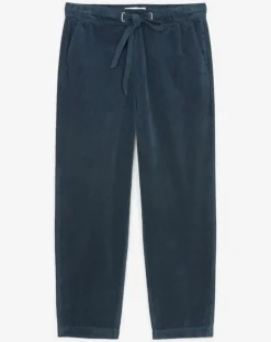 Hot Marc O'Polo Pantalon de Jogging en Velours de côtelé bleu marine