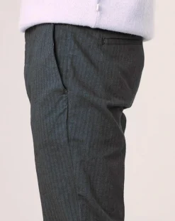 Homme Harris Wilson Pantalon Dinan à rayures kaki