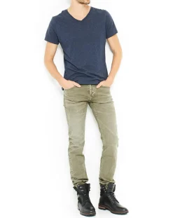 Hot Lee Cooper Pantalon délavé kaki