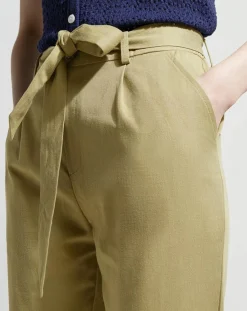 Sale Garance Paris Pantalon droit chino Lupin kaki