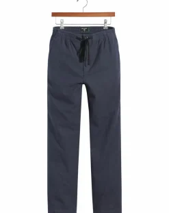 Online Dockers Pantalon en Coton Bio Pull On Tapered imprimé bleu marine