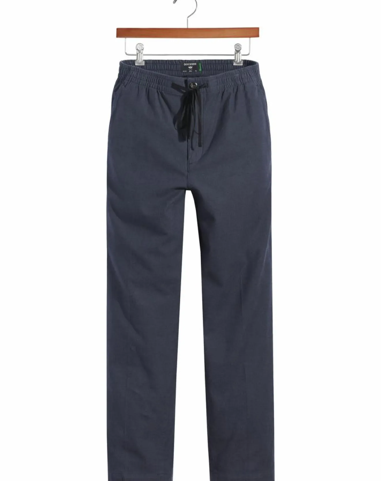 Online Dockers Pantalon en Coton Bio Pull On Tapered imprimé bleu marine