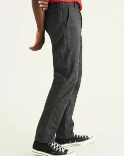 Homme Dockers Pantalon en Laine mélangée Alpha Icon Tapered noir