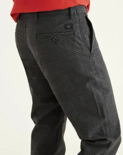 Homme Dockers Pantalon en Laine mélangée Alpha Icon Tapered noir