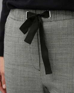 Best Marc O'Polo Pantalon en Laine mélangée Tapered Rygge gris