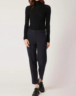 Zapa Pantalon en Laine mélangée Paul marine