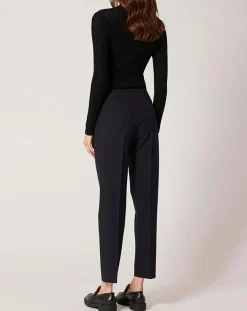 Zapa Pantalon en Laine mélangée Paul marine