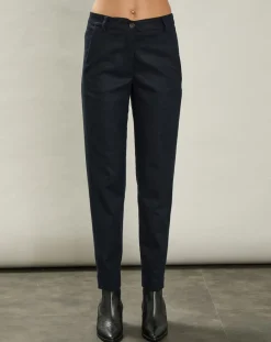 Femme Hartford Pantalon en Laine mélangée Parfait marine