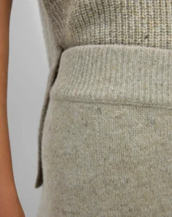 Femme Marc O'Polo Pantalon en Laine vierge mélangée beige moyen