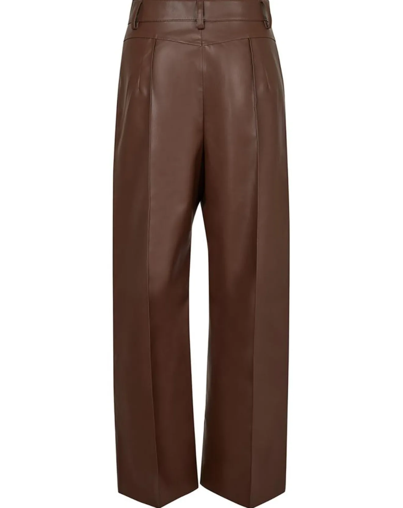 Femme Manoush Pantalon en simili Mamie marron