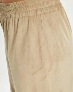 Femme Lauren Vidal Pantalon en Suédine Lou sable