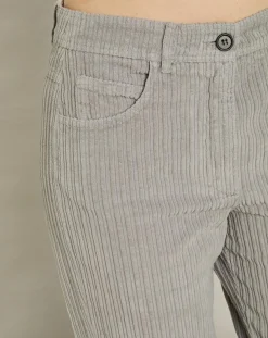 Discount Hartford Pantalon en Velours côtelé Pépite fumée