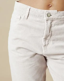 Femme Hartford Pantalon en Velours côtelé Pencil rosewood