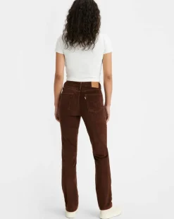 Outlet Levi's® Pantalon en Velours côtelé 724 High Rise marron