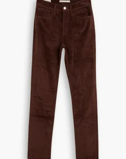 Outlet Levi's® Pantalon en Velours côtelé 724 High Rise marron