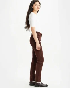 Outlet Levi's® Pantalon en Velours côtelé 724 High Rise marron