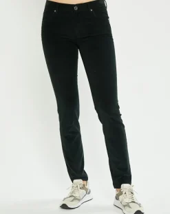 Femme Marc O'Polo Pantalon en Velours côtelé Lulea vert foncé