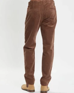 Hot Marc O'Polo Pantalon en Velours côtelé Osby stretch marron