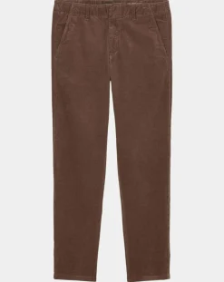 Hot Marc O'Polo Pantalon en Velours côtelé Osby stretch marron
