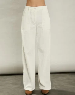 Sale Hartford Pantalon en Velours côtelé Patel milk