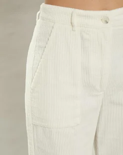 Sale Hartford Pantalon en Velours côtelé Patel milk