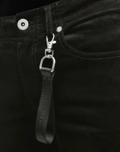 Online Marc O'Polo Pantalon en Velours de coton bio Slim Mavas noir