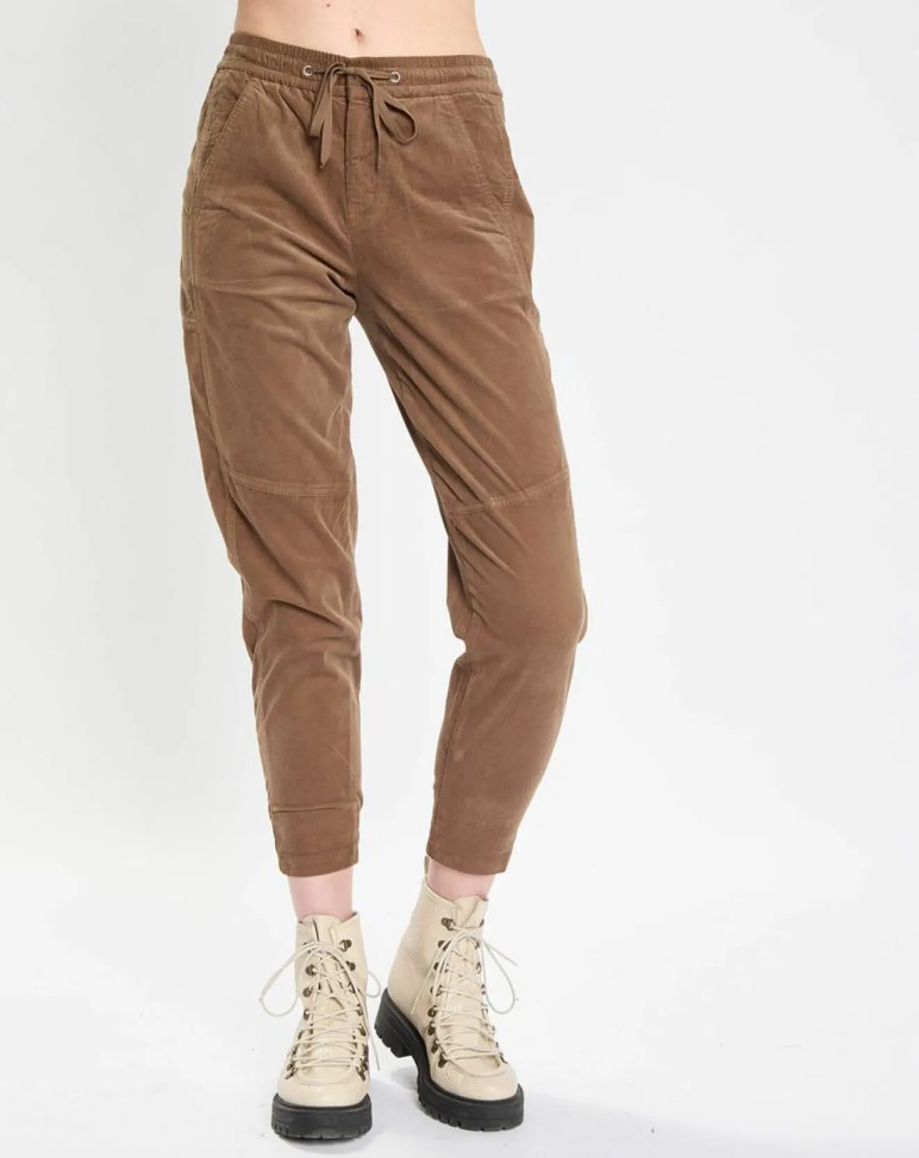 Best Marc O'Polo Pantalon en Velours de coton Milleraies kaki