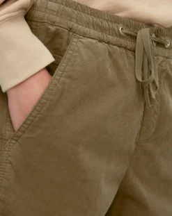 Best Marc O'Polo Pantalon en Velours de coton Milleraies kaki