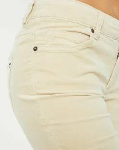 Femme Marc O'Polo Pantalon en Velours lisse Alby beige