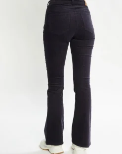 Femme Scotch & Soda Pantalon en Velours Milleraies bleu foncé