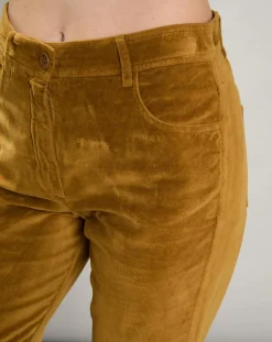 Outlet Hartford Pantalon en Velours Pepite tabac