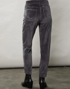 Femme Hartford Pantalon en Velours Pepite charbon