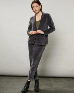 Femme Hartford Pantalon en Velours Pepite charbon