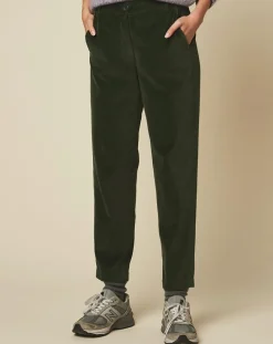 Femme Hartford Pantalon en Velours Perfect leaf