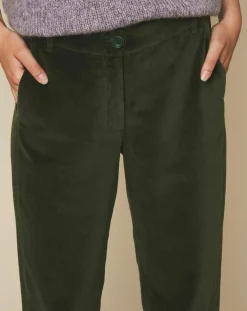 Femme Hartford Pantalon en Velours Perfect leaf