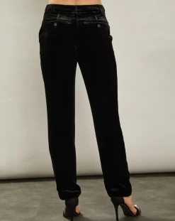 Online Hartford Pantalon en Velours Pietra noir