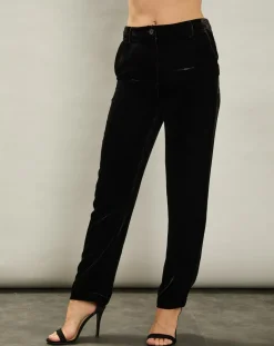 Online Hartford Pantalon en Velours Pietra noir