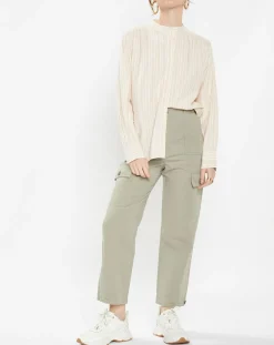 Femme Galeries Lafayette Pantalon Eprise kaki clair